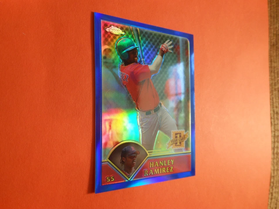 2003 Topps Traded & Rookies Hanley Ramirez Chrome Refractor RC #T181 Red Sox - Image 3 of 4