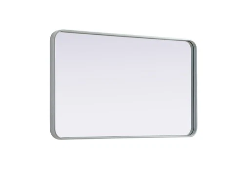 Elegant Lighting MR8A2440 Remy 24"W x 40"H Rectangular Flat - Silver - Picture 4 of 12