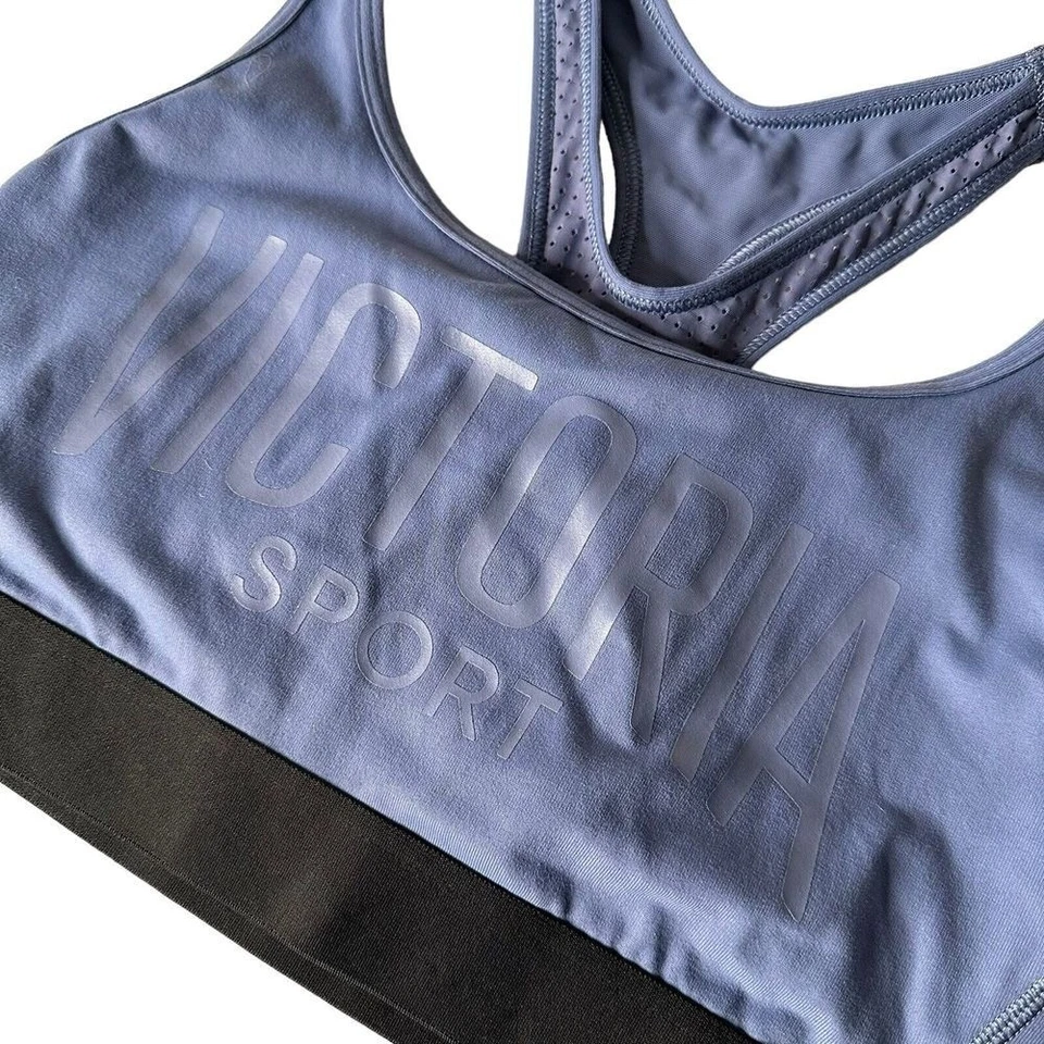 The Player By Victoria's Secret Racerback Sports Bra Size M Spell Out Logo - Image 3 of 4