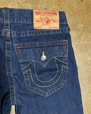 TRUE RELIGION MEN JEANS BILLY MEN JEANS  SIZE-34X33