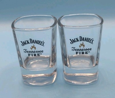 Jack Daniel's Tennessee Fire Set of Two Shot Glasses