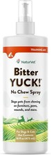 NaturVet BITTER YUCK No Chew Spray For Dog/Cat/Horse - Water Based 16 oz 2 PACK