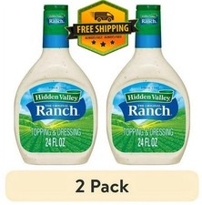 2-Pack Hidden Valley Original Ranch Dressing Topping, 24 oz Bottles