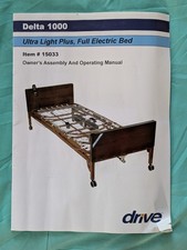 Drive Medical Delta™ Ultra Light 1000, Full Electric Bed (Missing frame wheels)