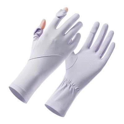 Ice Silk Sonnenhandschuhe für Radfahren UPF bewertet leicht Touchscreen kompati