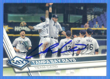 KEVIN CASH Signed/Autographed 2017 Topps Tampa Bay Rays Team Card #266 w/COA