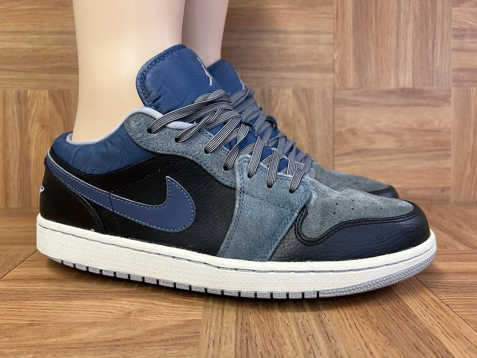 RARO🔥 Talla 10.5 - Zapato Nike Air Jordan LOW Wolf Gris Pizarra Negro 2013 553558-015 Foto 3 de 4