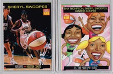 VINTAGE SHERYL SWOOPS SPORTS ILLUSTRATED FOR KIDS CARD #787 & WNBA #952 - NRMT