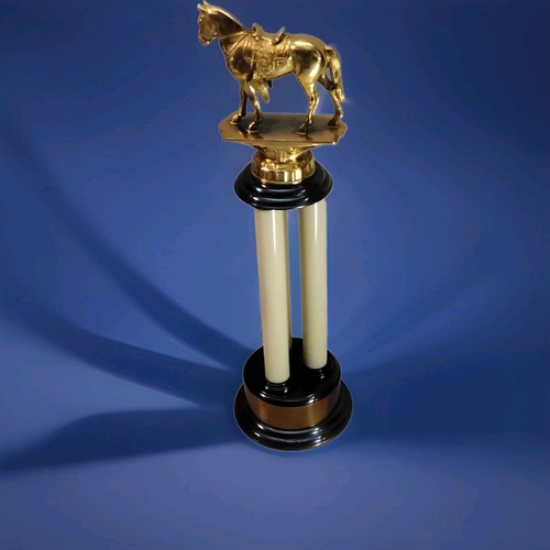 1947 Tracy Frontier Days 1st Palomino Stallion Horse Trophy Vintage Western