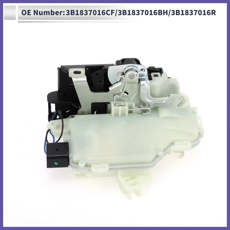 Motor actuador de cerradura de puerta eléctrica delantera derecha para Volkswagen Passat 1 pieza Foto 3 de 4