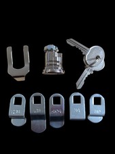 Mailbox Replacement Lock Assortment With 5 Cams  2 Keys, Nickel Finish S 4140C