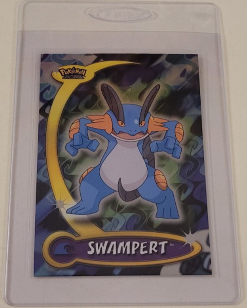 2004 POKEMON Swampert #74 HOLO SILVER FOIL Advanced Challenge CARD NM/MT Topps