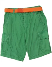CMP Mens Cargo Shorts IT 52 XL W36 Green Cotton BW03