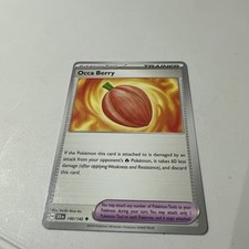 140/142 Occa Berry : Uncommon Card : Stellar Crown : Pokemon Trading Card Game