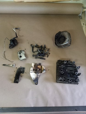 #ad Vintage OEM Briggs amp; Stratton 8 HP Engine Parts lot Coil Muffler Model 190432 $24.99