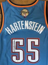 Isaiah Hartenstein Signed Autographed Oklahoma City Thunder Finals Jersey PSA