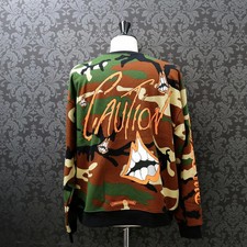 Pre-Owned Chrome Hearts 2022SS PPO Caution Crewneck graphic print