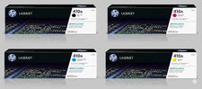 HP 410A Genuine 4 Color Toner Set  Black Cyan Magenta Yellow