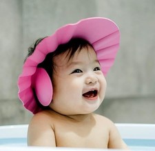Baby Bath Shower Cap Adjustable Waterproof Hair Washing Hat
