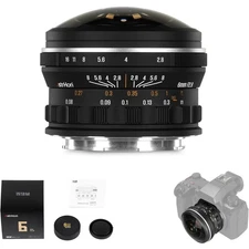 AstrHori 6mm F2.8 Full Frame Circular Fisheye Lens For Leica Lumix Sigma L-Mount