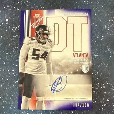 Topps 2024 Purple Brandon Dorlus Rookie Autograph #RCA-BD Falcons /100