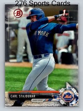 2017 Bowman Draft Baseball Carl Stajduhar New York Mets 1st Bowman #BD-179