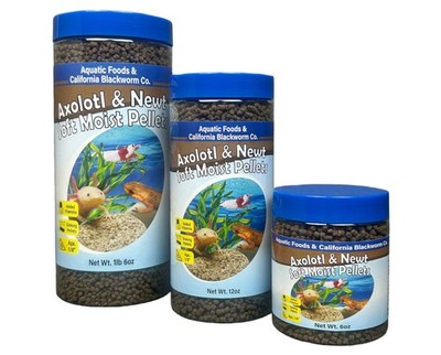 Aquatic Foods Inc. Axolotl Pellet Food 1/8'' Soft Moist Sinking Pellets for Ju...