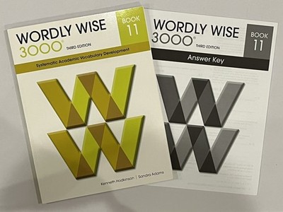 (BRAND NEW) Wordly Wise 3000 3rd Edition Book 11 set (Student Book + Answer Key)