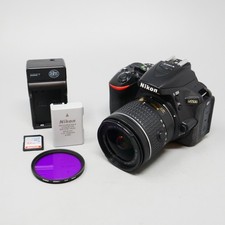Nikon D D5500 24.2MP Digital SLR Camera - Black Kit w/ VR II 18-55mm Lens