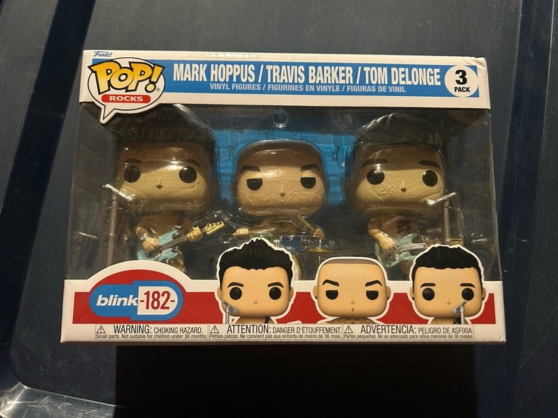 Funko Pop! Vinyl: Mark Hoppus / Travis Barker / Tom Delonge - 3 Pack