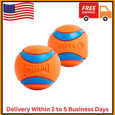 Chuckit Ultra Ball Small 2" Dog Fetch Toy Durable Rubber Pack of 2