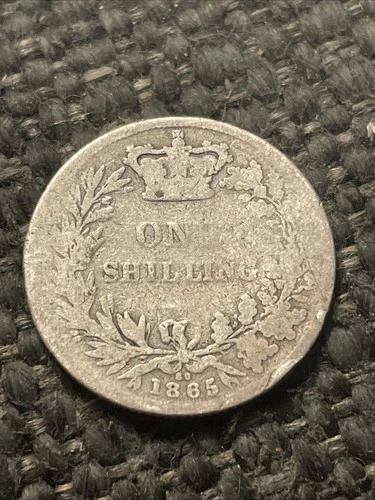 Photo of a 1865 Victoria Shilling from an eBay listing that sold on Jun 21, 2026