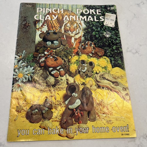 Pinch N Poke Clay Animals - You Can Bake In Your Home Oven