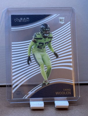 2022 Panini Chronicles Tariq Woolen Clear Vision Rookies CVR-22 RC Seahawks
