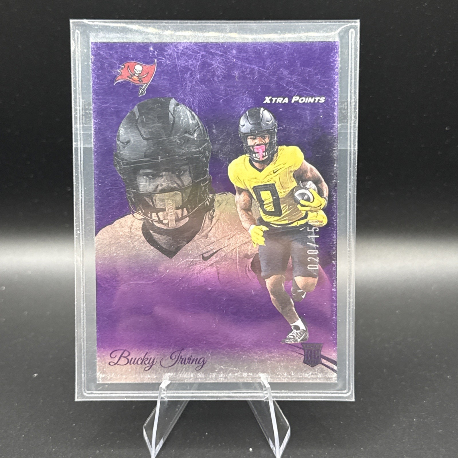 Bucky Irving 2024 Panini Prestige Xtra Points #379 Rookie Purple Foil /150