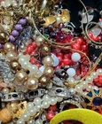 3 Lbs. Vintage to Modern Costume Jewelry Junk Tangled Estate Craft Lot (Lt # RR)