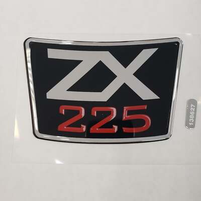 New Authentic Skeeter ZX225 Series Emblem Black/ White/ Red 3.36