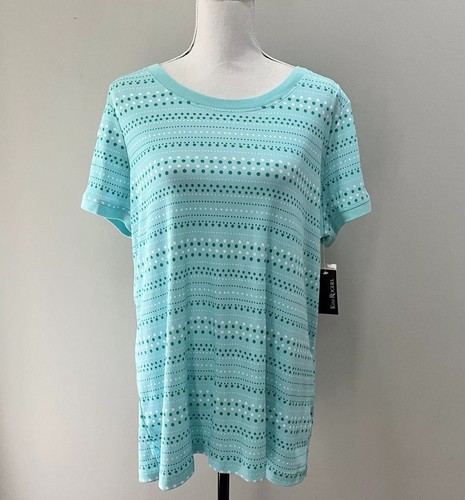 NWT Kim Roger’s Size XL Women’s Short Sleeve Shirt Top NEW