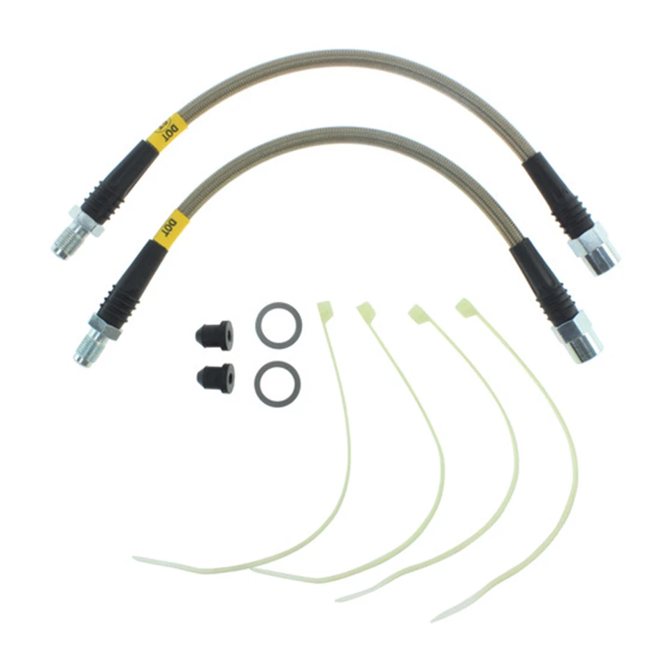 StopTech 不锈钢后刹车线套件适用于 1986 - 2009 梅赛德斯 - 奔驰车型 — 第 4/4 张图片