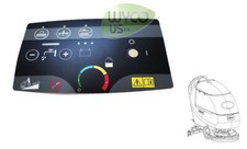 CONTROL PANEL DECAL FOR SMALL CLARKE FOCUS II S20,L20 WALK BEHIND SCRUBBERS, 2C