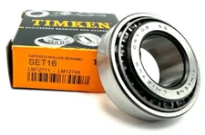 Set16（LM12749/LM12711）TAPERED ROLLER BEARING Set16 Bore 13/16'' FAST SHIPPING