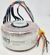 Powertronix 327VA Transformer with Thermal Switches, Part # AA-016634-ME