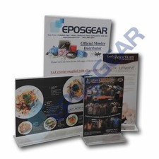 A4 A5 A6 DL Double Sided Acrylic Perspex Menu Sign Holder Display Counter Stands