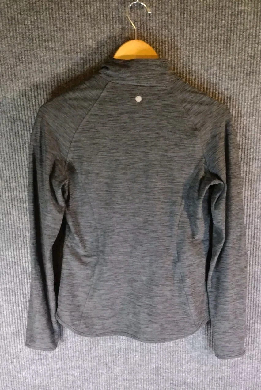 yogalicious lux full zip fitted thumbholes jacket