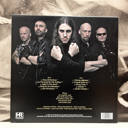 OVERDRIVE – LET THE METAL DO THE TALKING LP NEAR MINT 2013 GERMANY HRR 310 - Foto 4 di 6