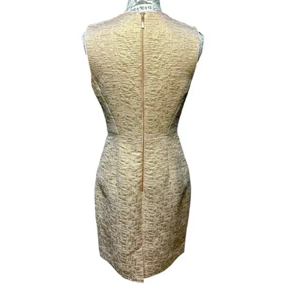 Abito Kate Spade Della tutto ciò che glittera in oro rosa taglia 6 nuovo con etichetta