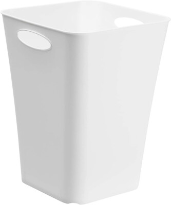 2 er Set Rotho Living quadratische Aufbewahrungsbox 23l, Kunststoff (PP), weiss