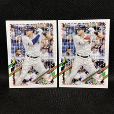 SP! 🚨2021 Topps Holiday Image Variation Joey Gallo New York Yankees & Base 426