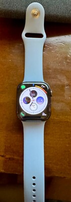 Apple Watch Series 8, 45mm, Stainless Steel and Ceramic.   Great Watch!!!