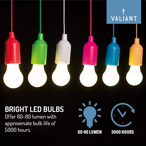 Juego de luces LED de cuerda colgante Valiant - Paquete múltiple tamaños - Funciona con pilas - Imagen 25 de 90